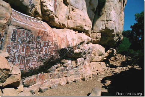 peinture rupestre-art dogon