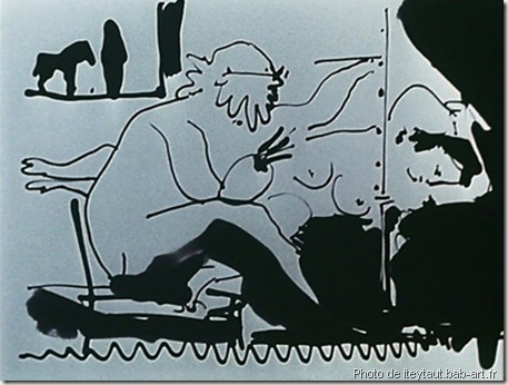 Film sur Picasso - the mystery of picasso - le mystère de picasso - filme de henri georges clouzot - www.wonderful-art.fr
